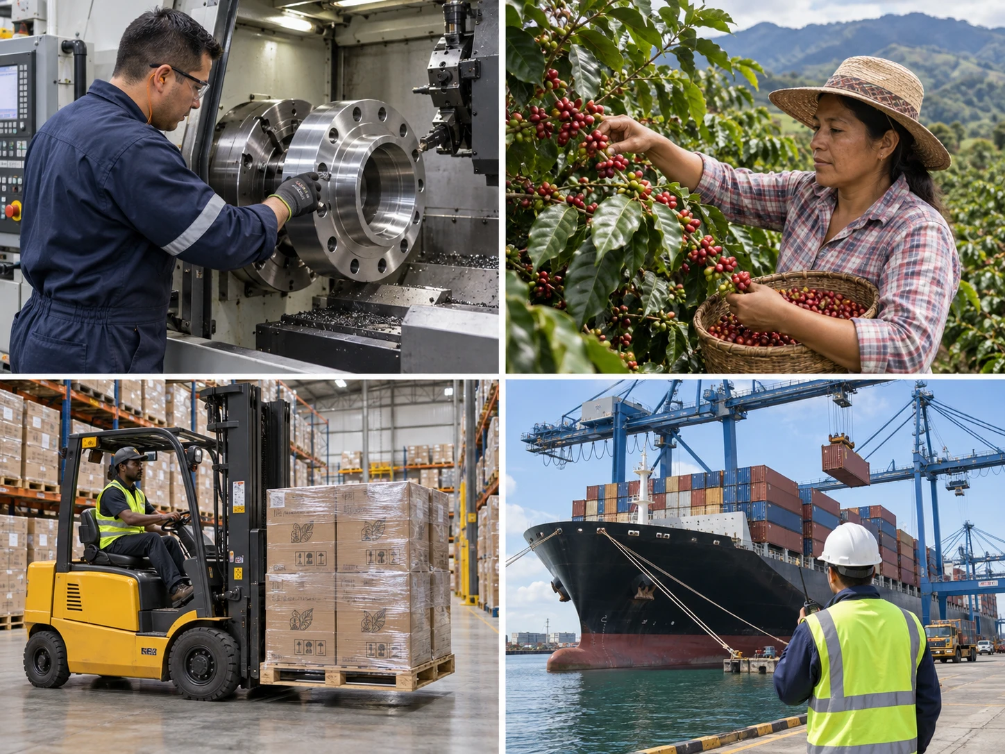 Manufacturing plant, agriculture, warehousing and export logistics